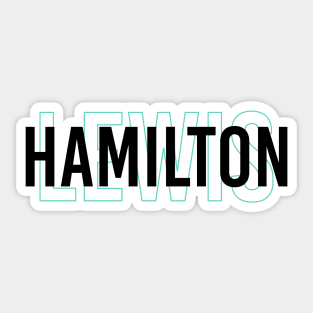 Lewis Hamilton Driver Name - 2022 Season #3 Sticker